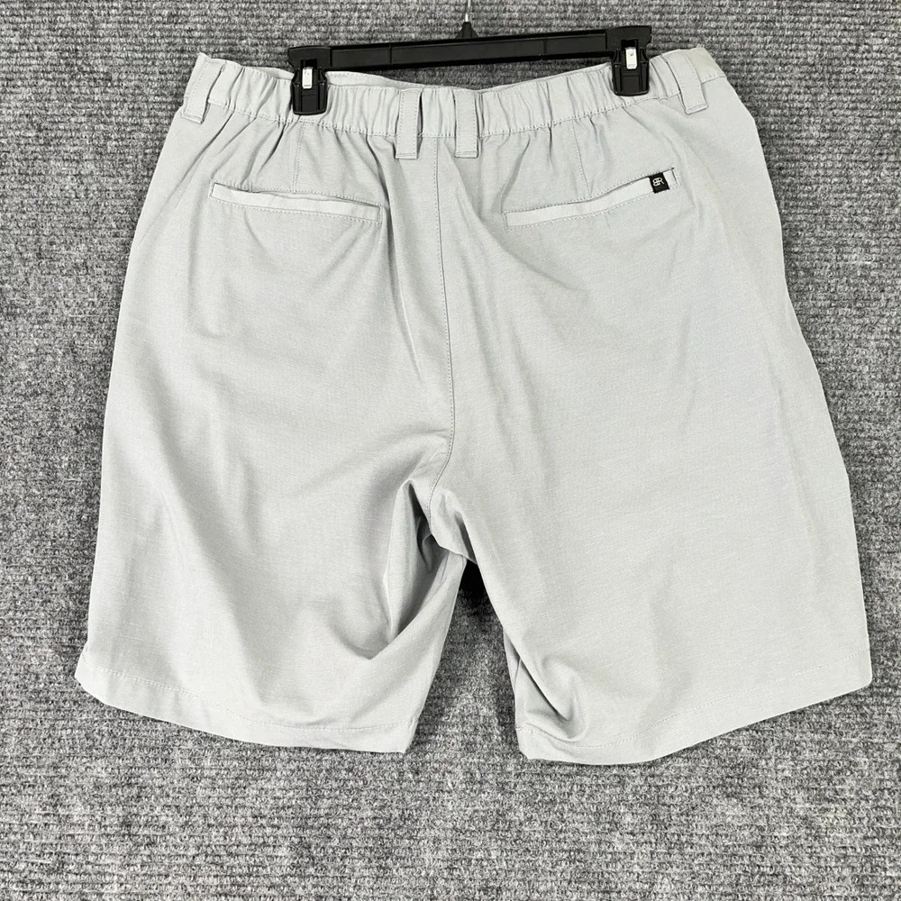Banana Republic Shorts Mens Light Gray Performance‎ Stretch Casual Size 38